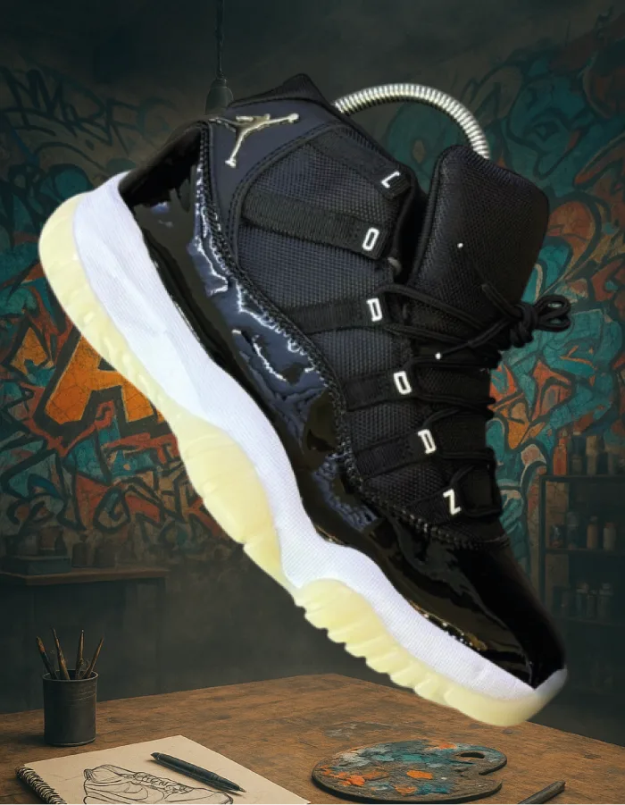 jordan-11-negro-logo-metal